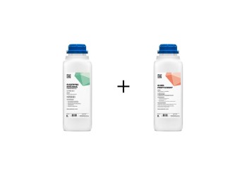 Zestaw Gliceryna farmaceutyczna 1L + Glikol propylenowy 1L Polimp