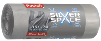 Paclan Worki Silver Space Multitop Lux Srebny 35L 24 sztuk