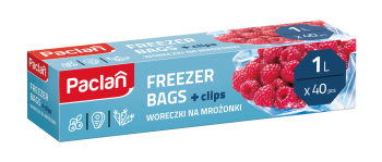 Paclan Woreczki do mrożenia 1L 40 sztuk