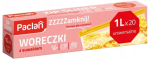 Paclan Woreczki z suwakiem 1L 20 sztuk