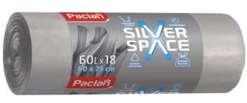 Paclan Worki Silver Space Multitop Lux Srebny 60L 18 sztuk