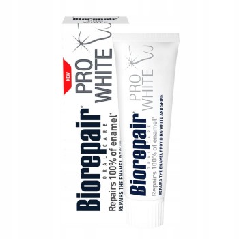 Biorepair Plus Pro White pasta do zębów wybielająca 75 ml